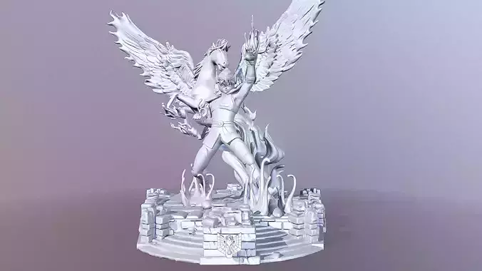 Seiya First Armor and Pegasus 3D print model