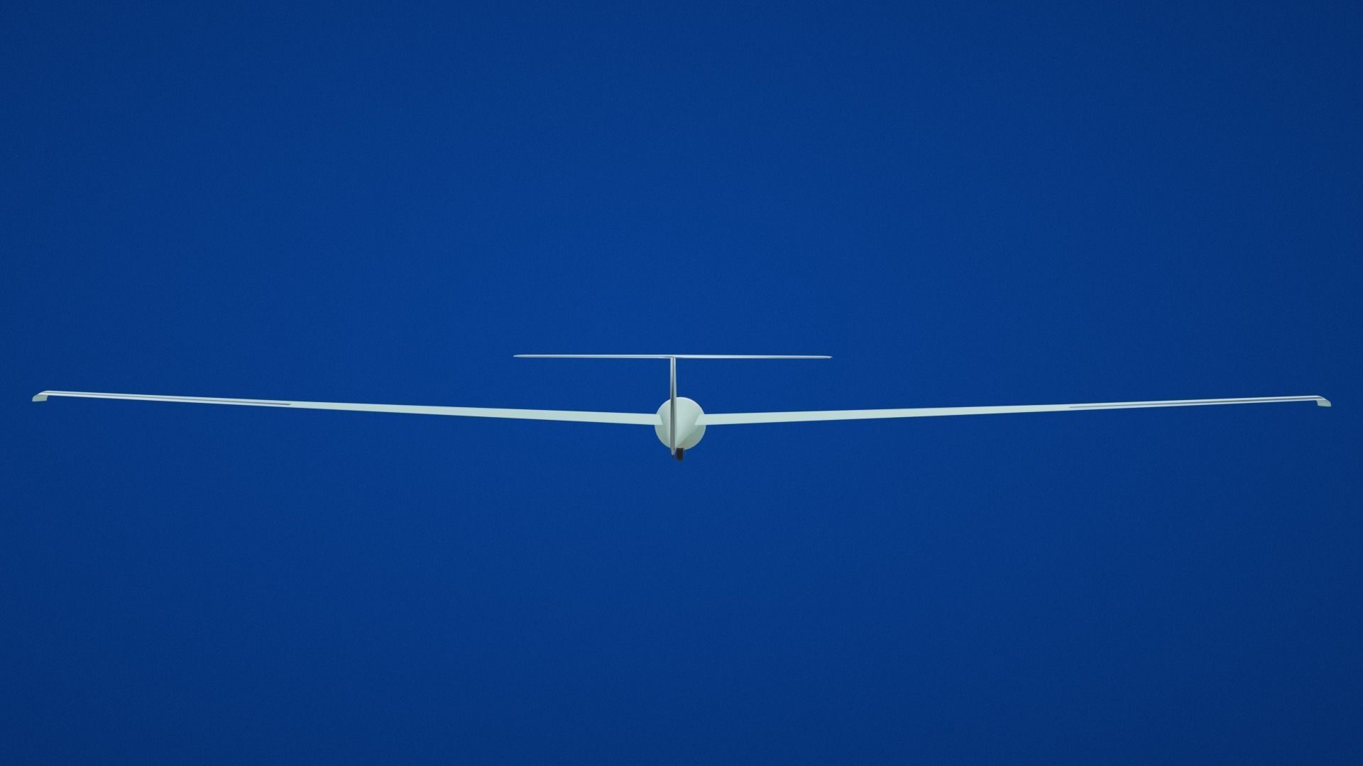 Glider Low-poly 3D model_29