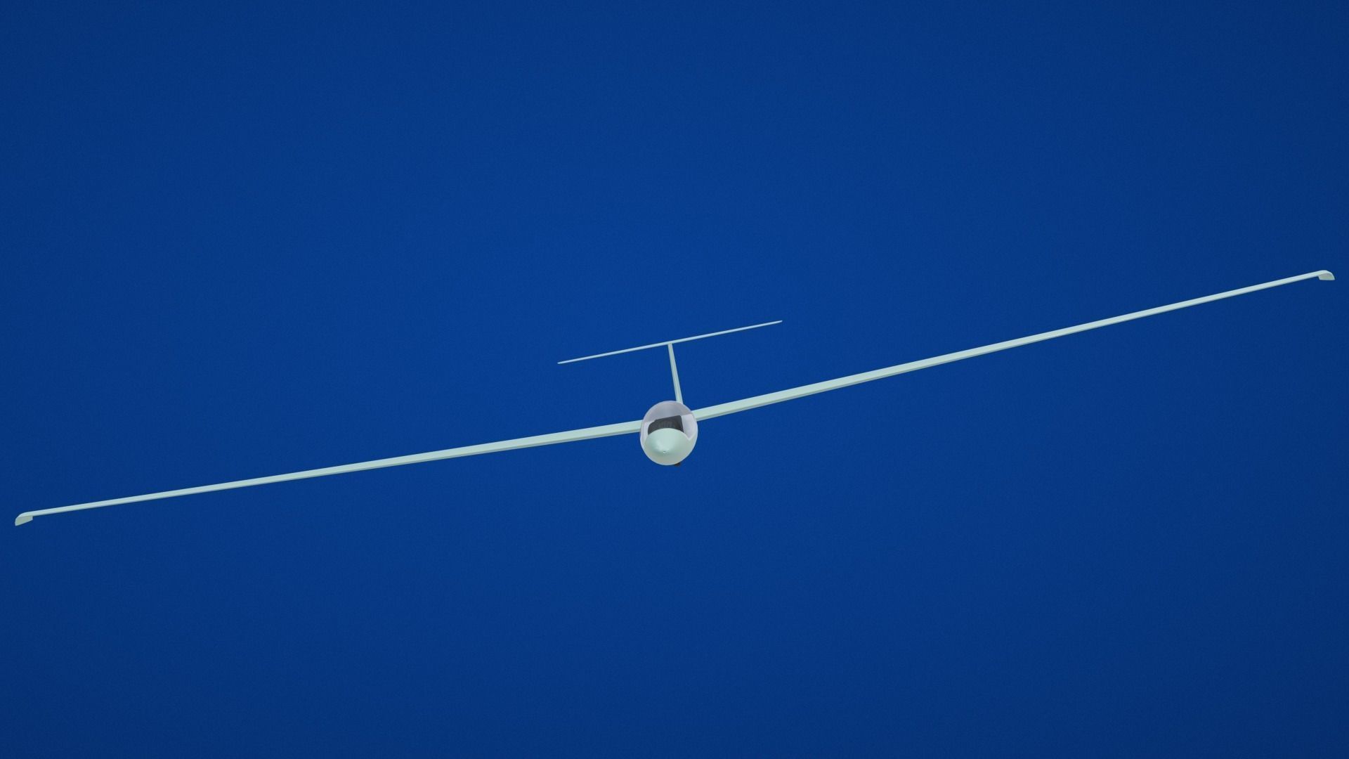 Glider Low-poly 3D model_27