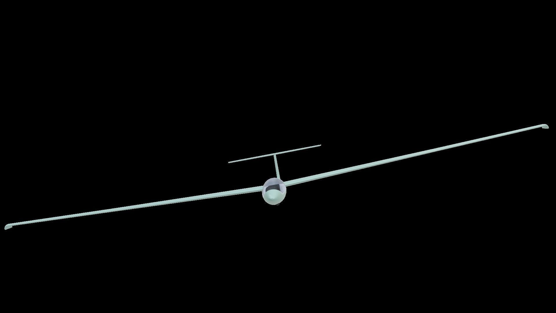 Glider Low-poly 3D model_28