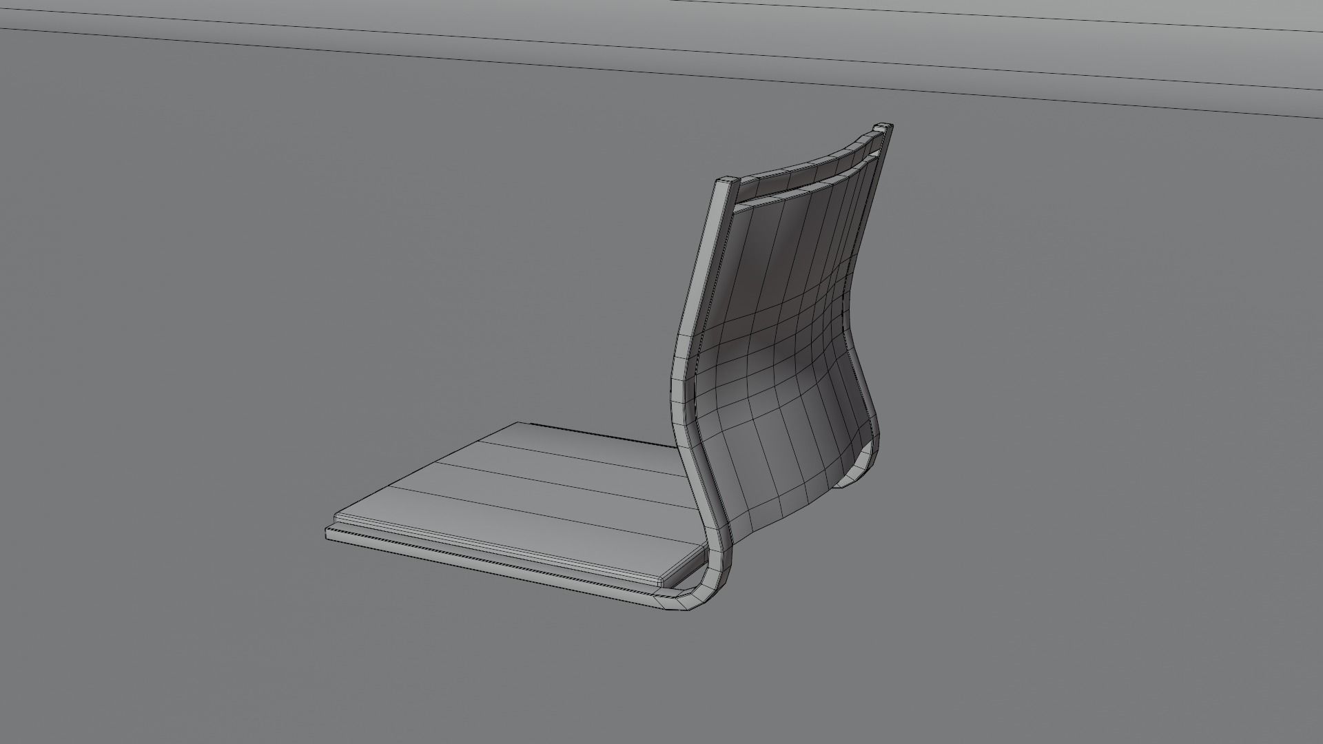 Legless Chair 3D model_5