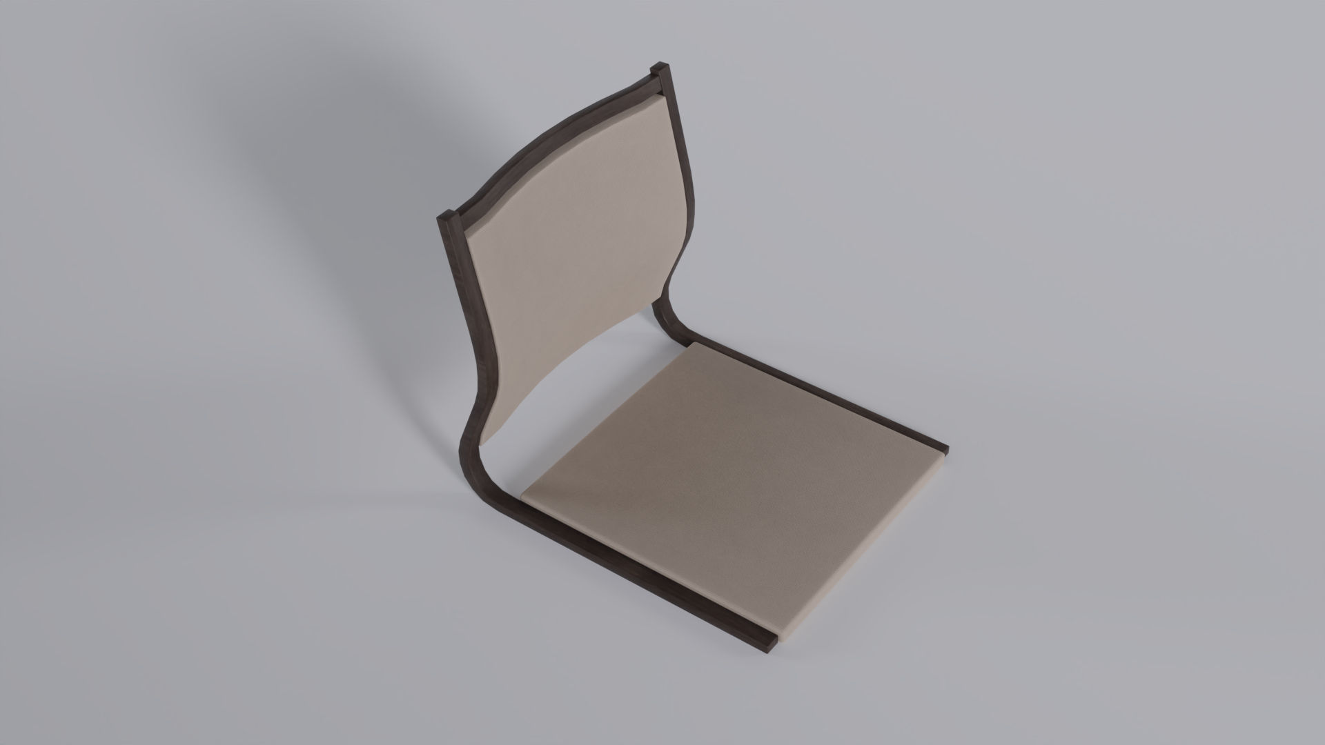 Legless Chair 3D model_1