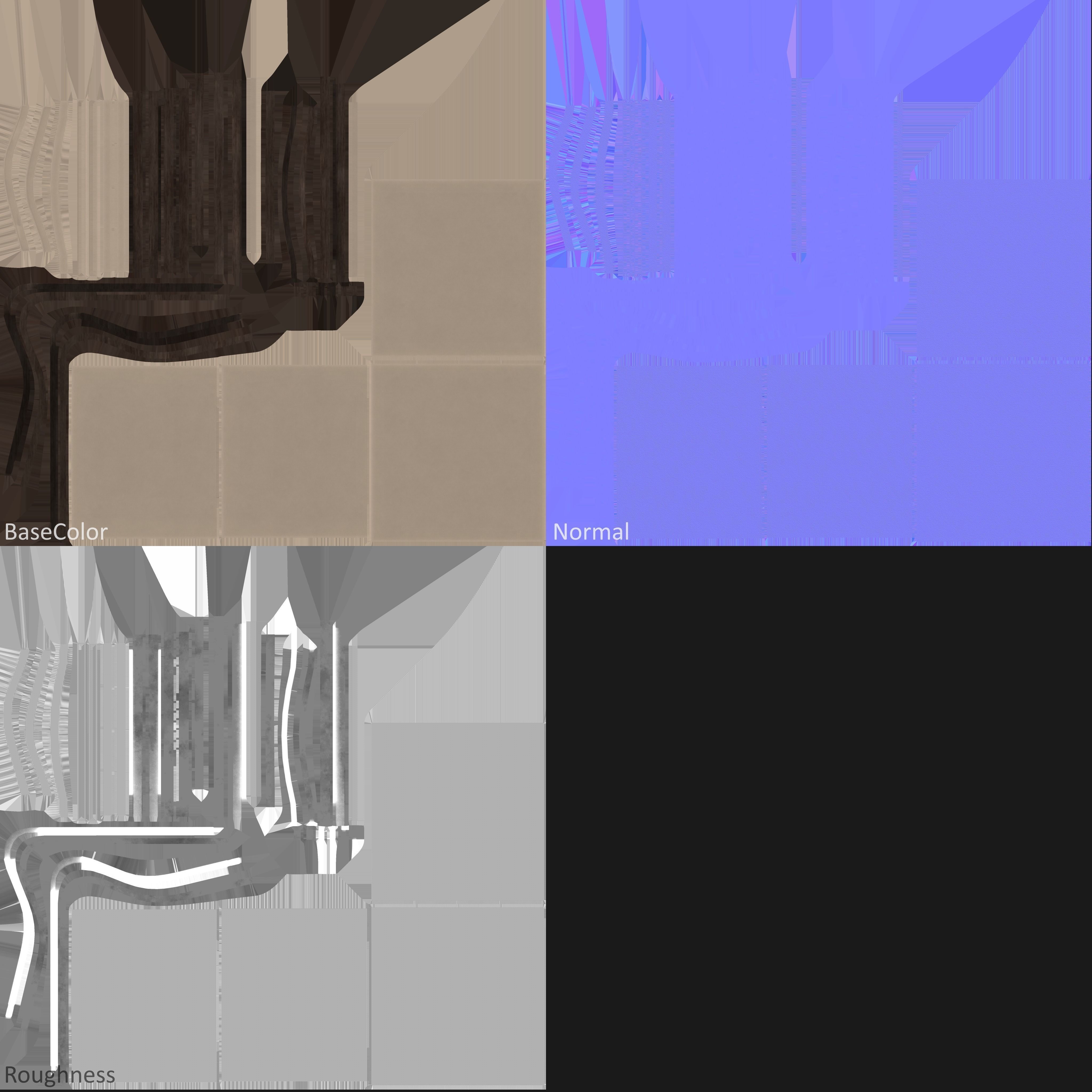 Legless Chair 3D model_7