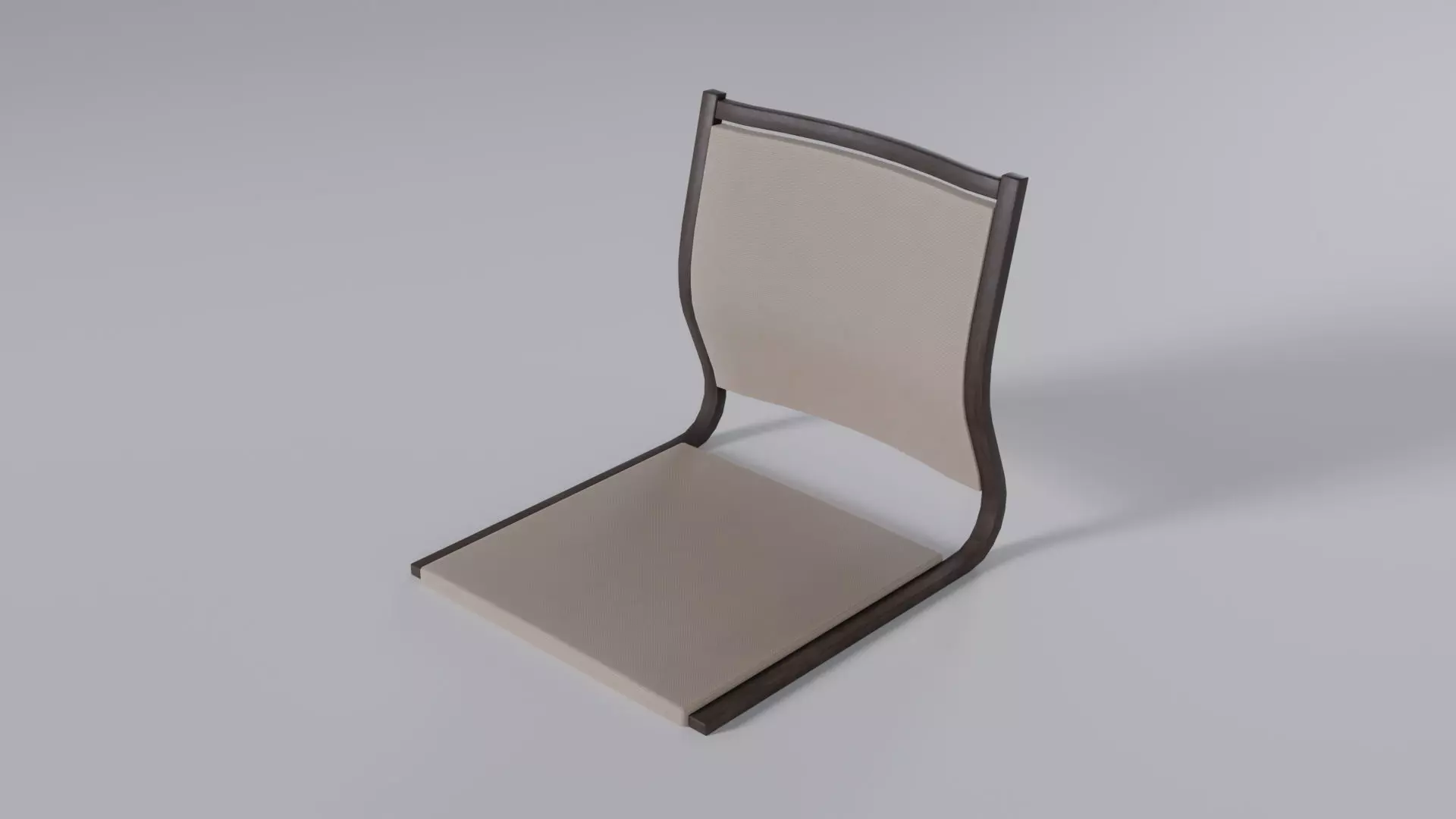 Legless Chair 3D model_0