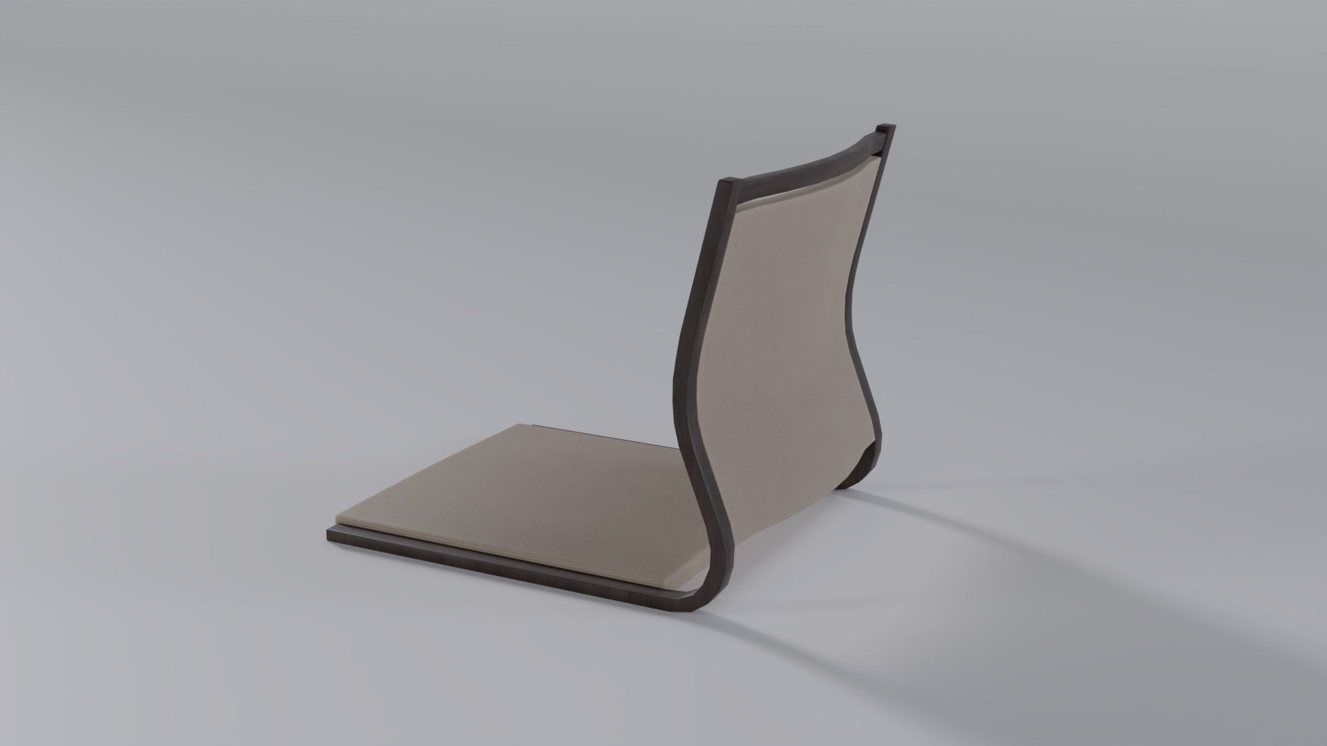 Legless Chair 3D model_2