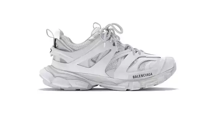 【美品】BALENCIAGA Track トラックサンダル ホワイト 26cm ホワイト（白）系 BALENCIAGA TRACK(バレンシアガ トラック