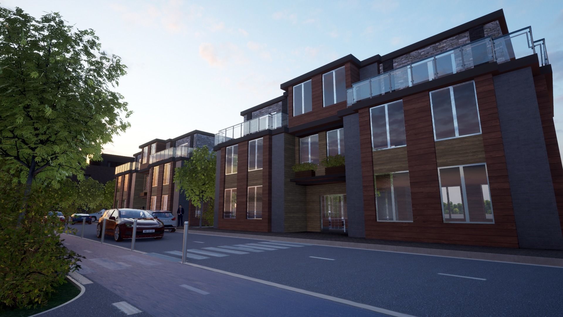 EUROPE HOUSE LOW POLY Free low-poly 3D model_2