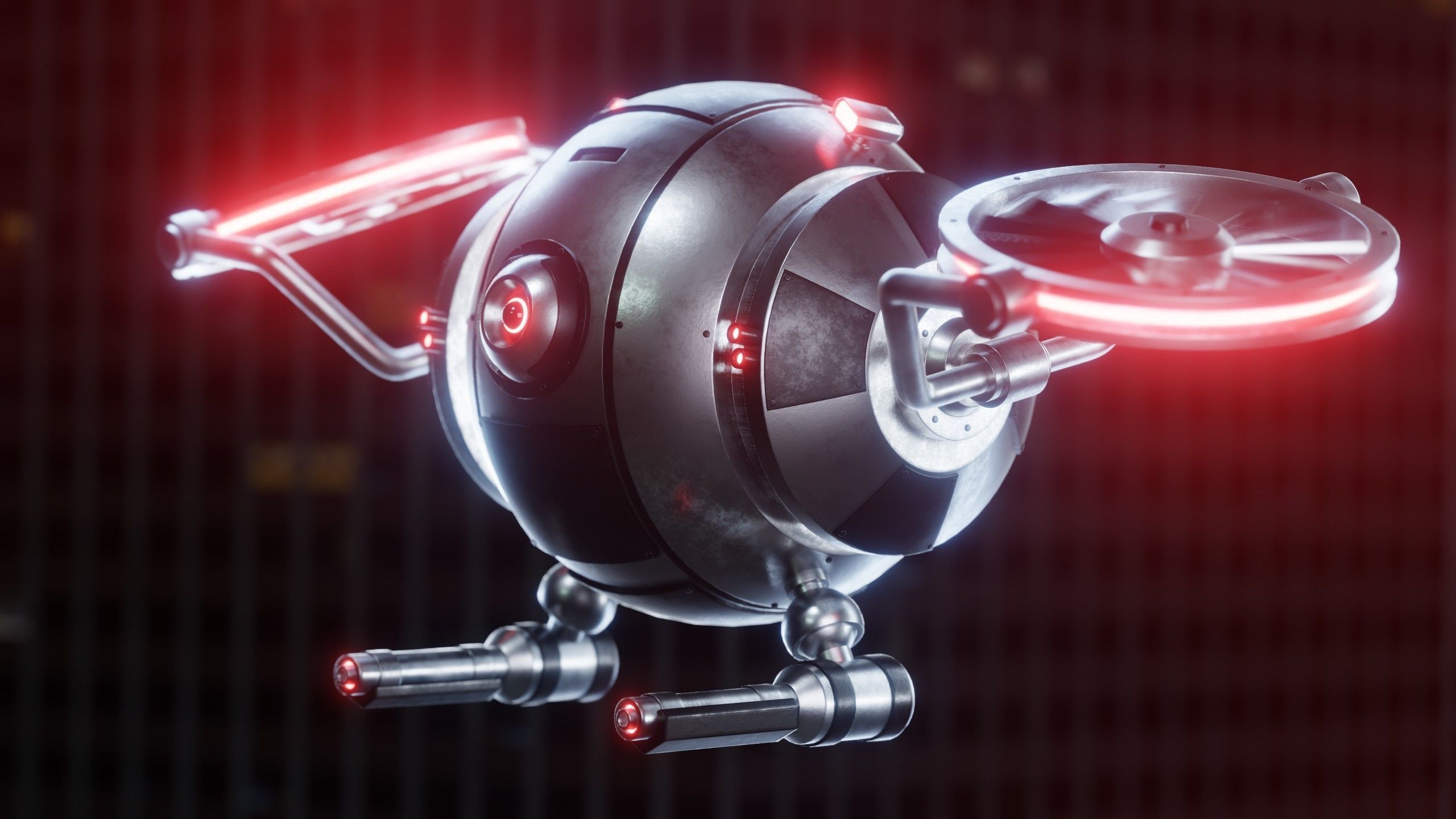 Sci-Fi Security Drone - Blender 3D model_6