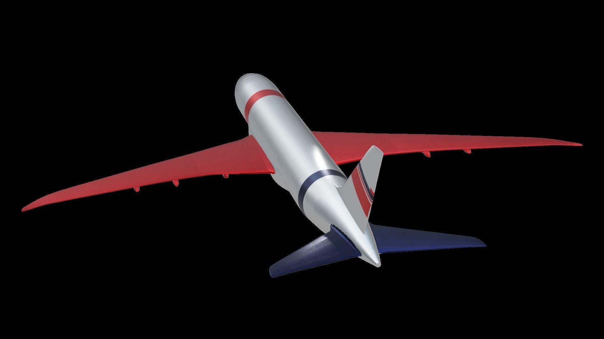 Commercial Aviation Low-poly 3D model_15
