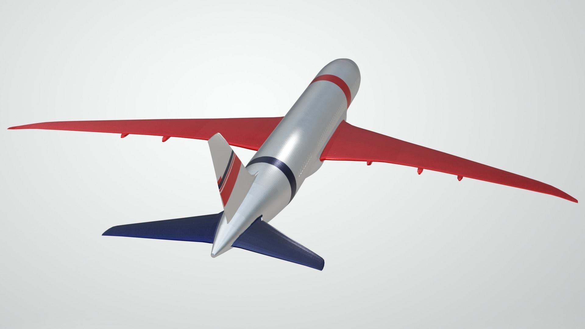 Commercial Aviation Low-poly 3D model_16