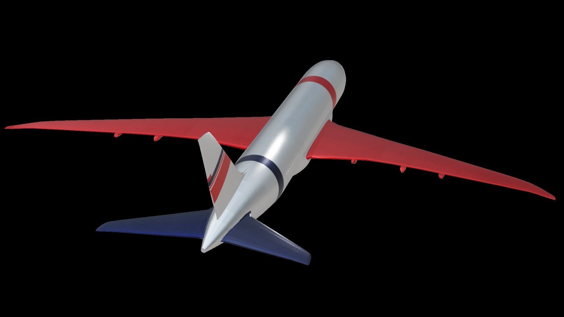 Commercial Aviation Low-poly 3D model_17