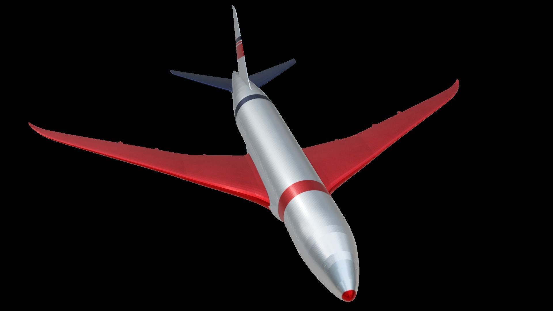 Commercial Aviation Low-poly 3D model_31
