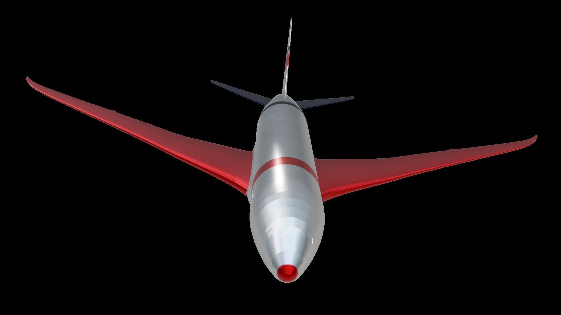 Commercial Aviation Low-poly 3D model_37