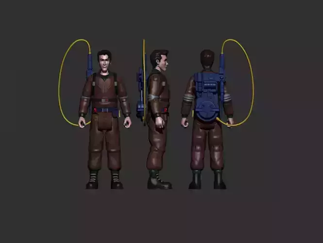 PETER VENKMAN ACTION FIGURE THER REAL GHOSTBUSTERS