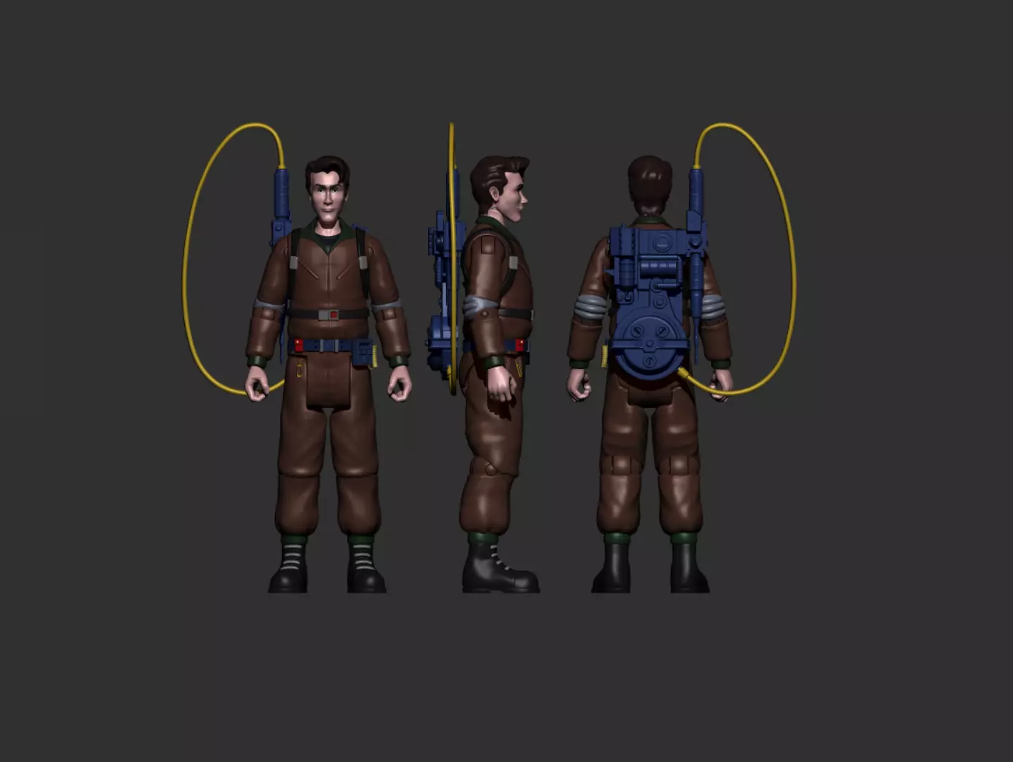 PETER VENKMAN ACTION FIGURE THER REAL GHOSTBUSTERS 3D print model_0