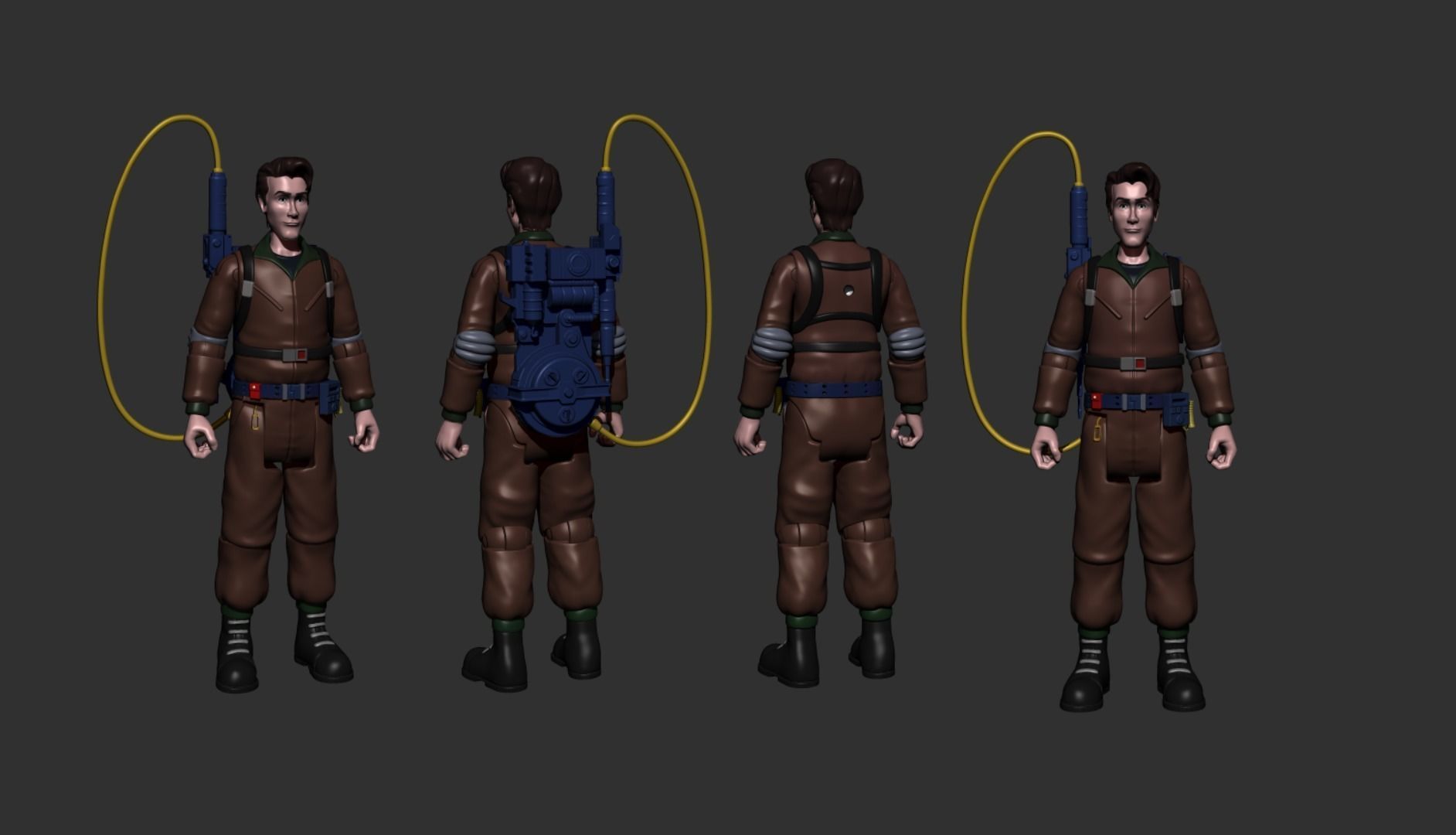 PETER VENKMAN ACTION FIGURE THER REAL GHOSTBUSTERS 3D print model_1