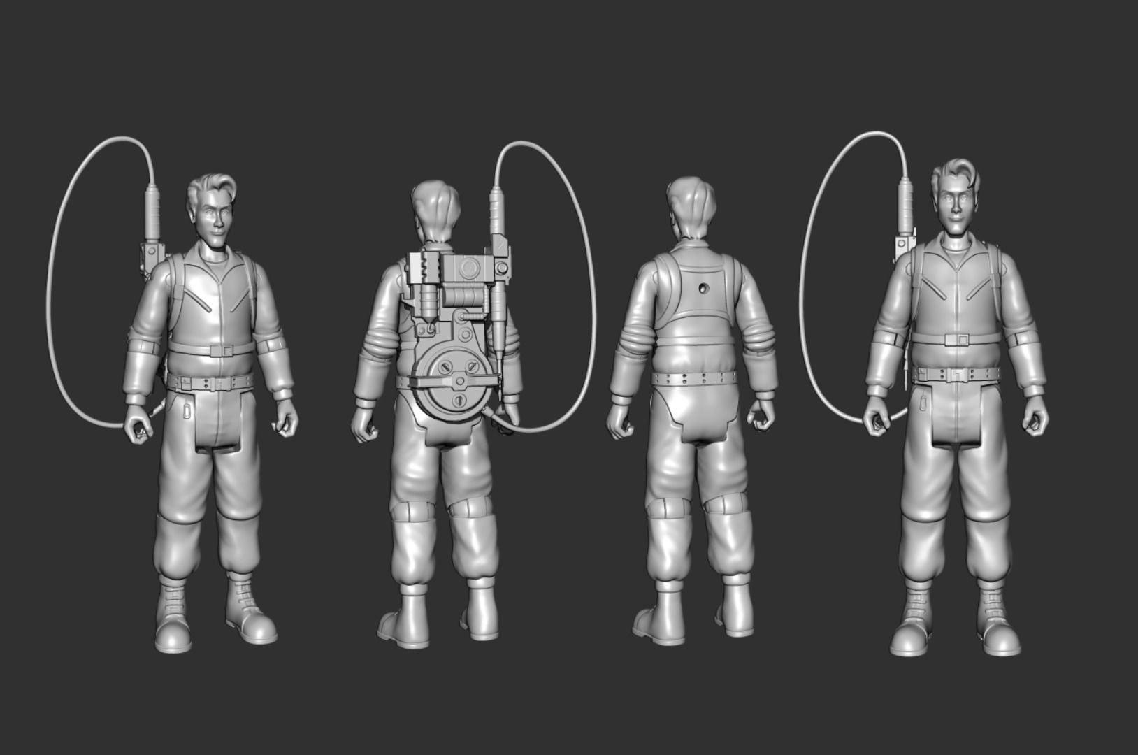 PETER VENKMAN ACTION FIGURE THER REAL GHOSTBUSTERS 3D print model_2