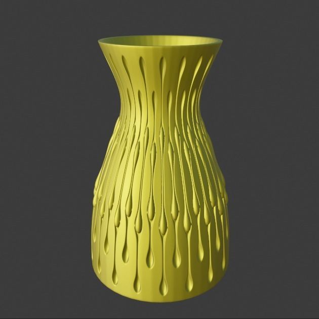 Water vases 3D print model_8