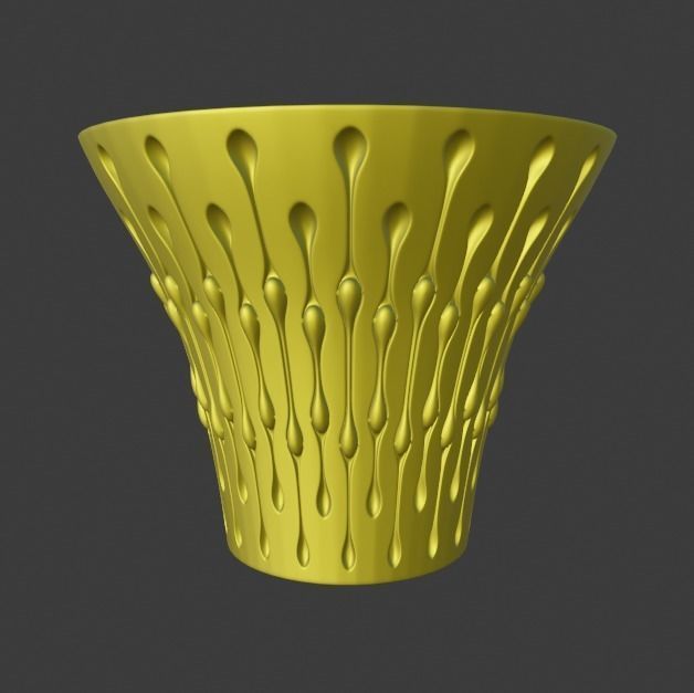 Water vases 3D print model_9
