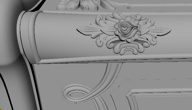 cupboard sideboard 3D model_5