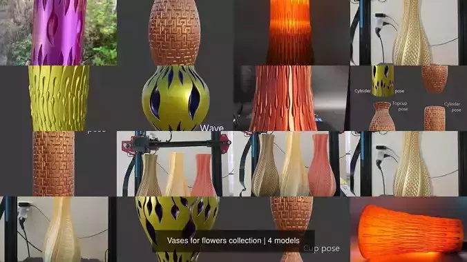 Vases for flowers collection