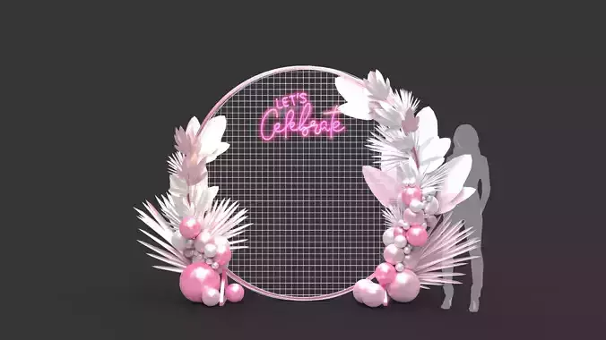 Balloon Arch 5 3D model