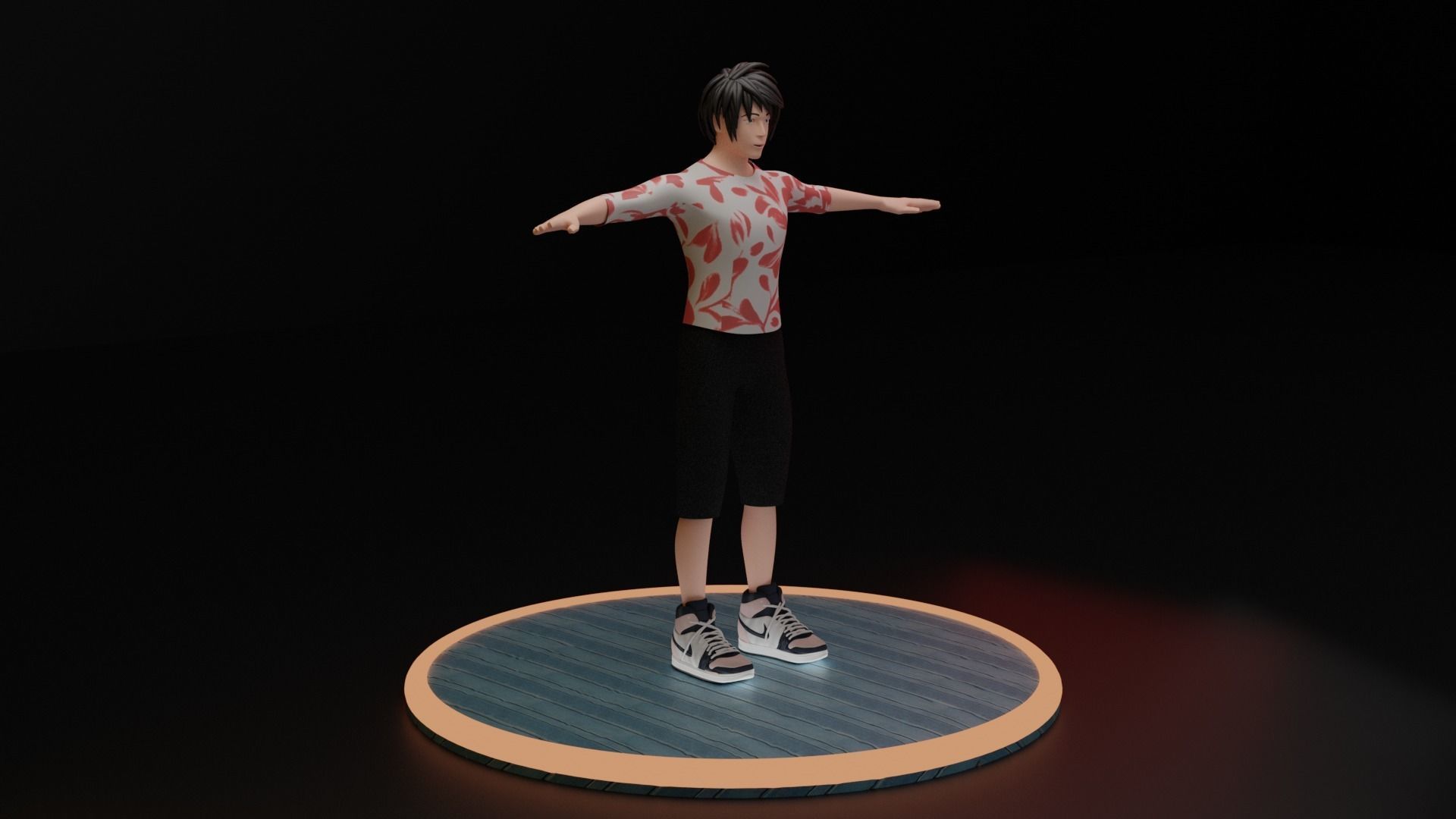 Stylized Male Character Game Assets  Low-poly 3D model 3D model_1
