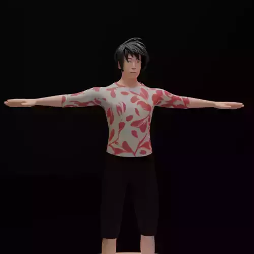 Stylized Male Character Game Assets  Low-poly 3D model 3D model Stylized Male Character Game Assets  Low-poly 3D model 3D model