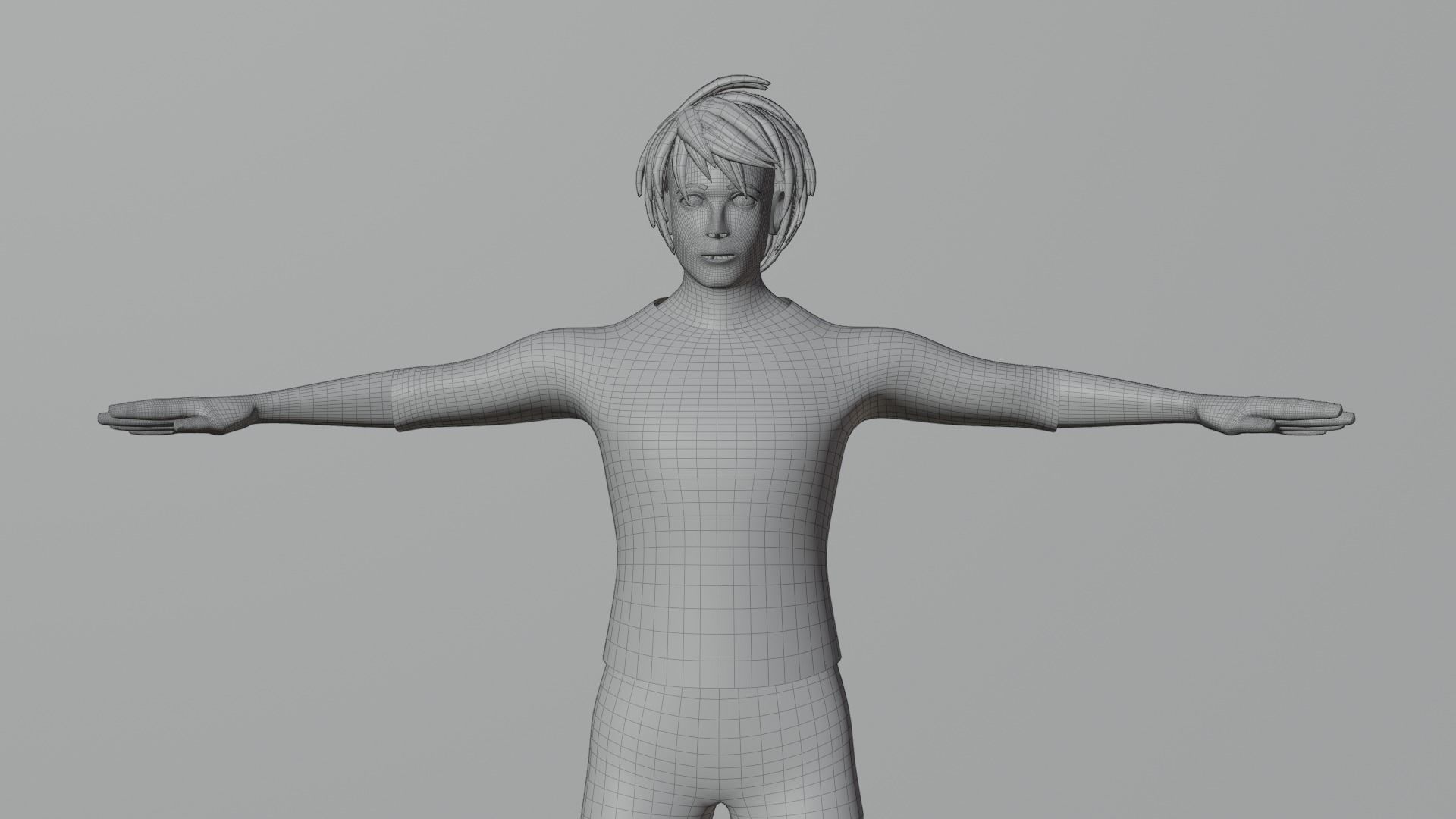 Stylized Male Character Game Assets  Low-poly 3D model 3D model_10