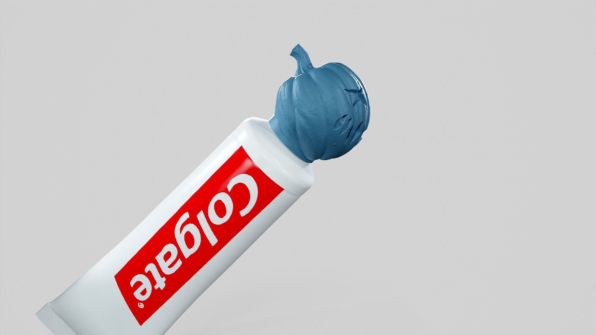 Pumpkin - Toothpaste Cup 02 STL 3D print model_61