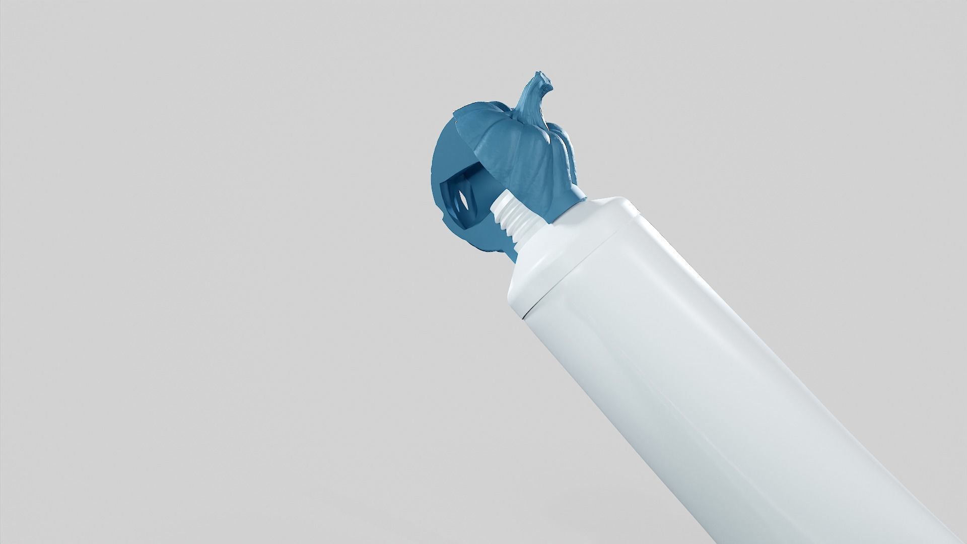 Pumpkin - Toothpaste Cup 02 STL 3D print model_46