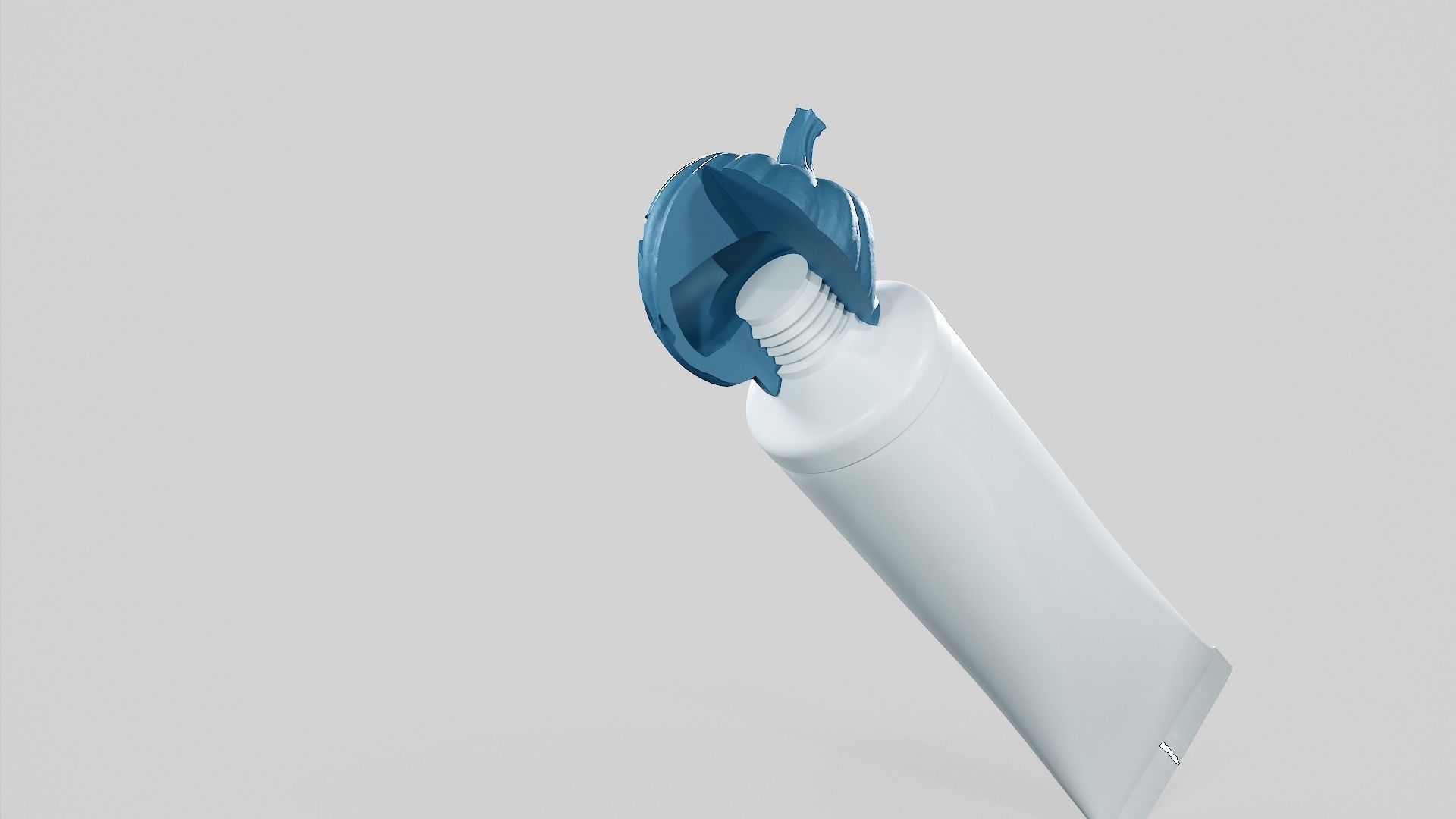 Pumpkin - Toothpaste Cup 02 STL 3D print model_41