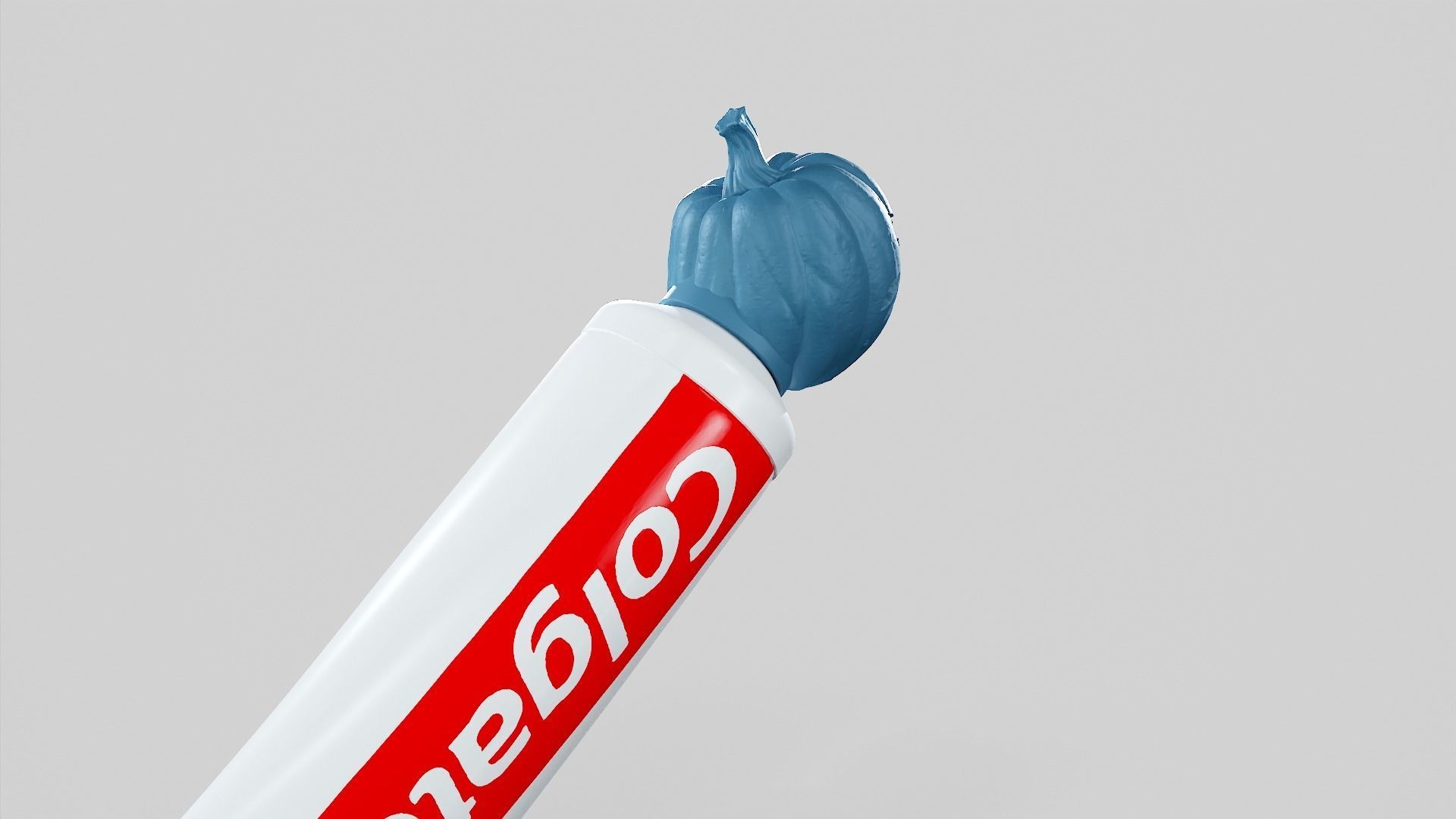 Pumpkin - Toothpaste Cup 02 STL 3D print model_57