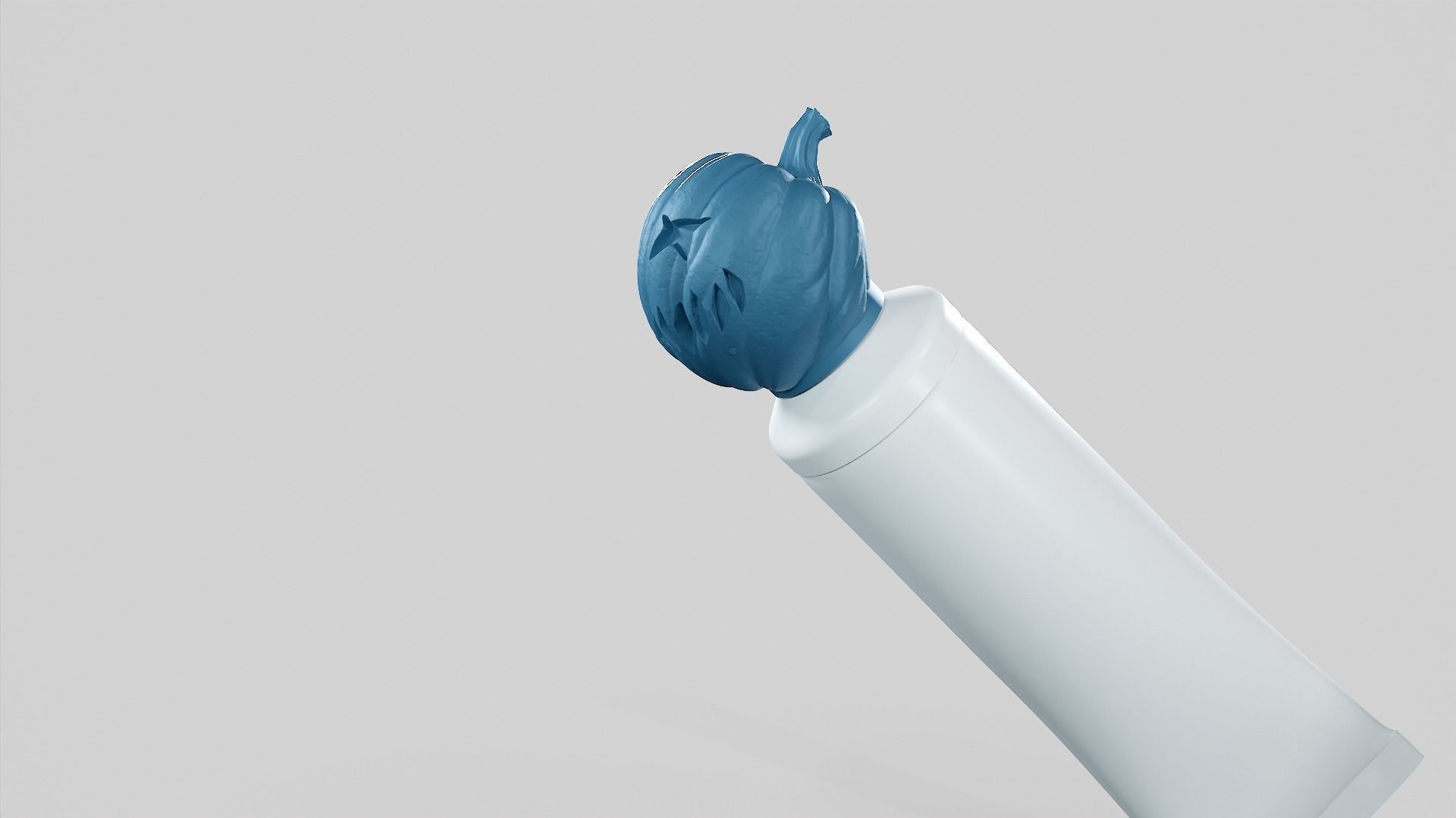 Pumpkin - Toothpaste Cup 02 STL 3D print model_27