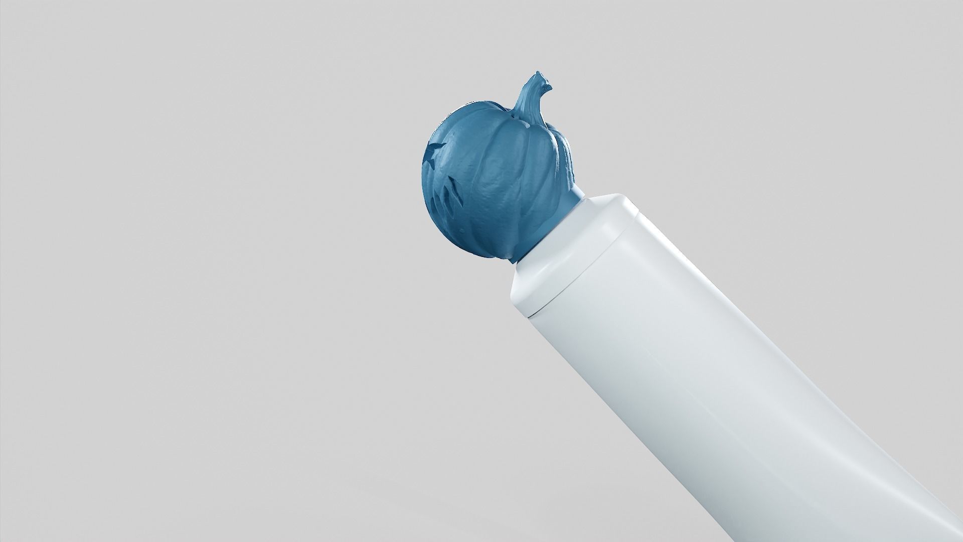 Pumpkin - Toothpaste Cup 02 STL 3D print model_25