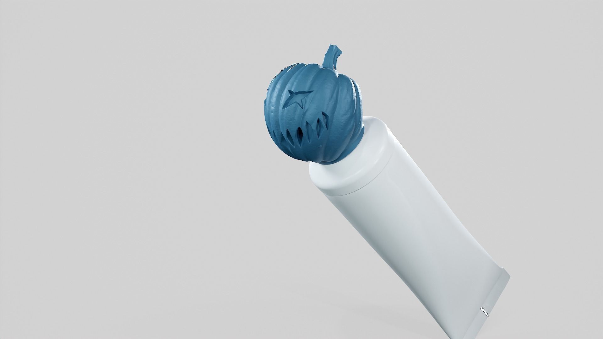 Pumpkin - Toothpaste Cup 02 STL 3D print model_29