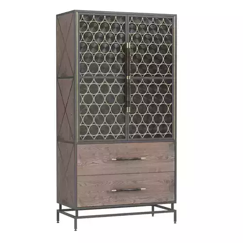 John Pomp Studios Rondelle Armoire Cabinet Display Case 