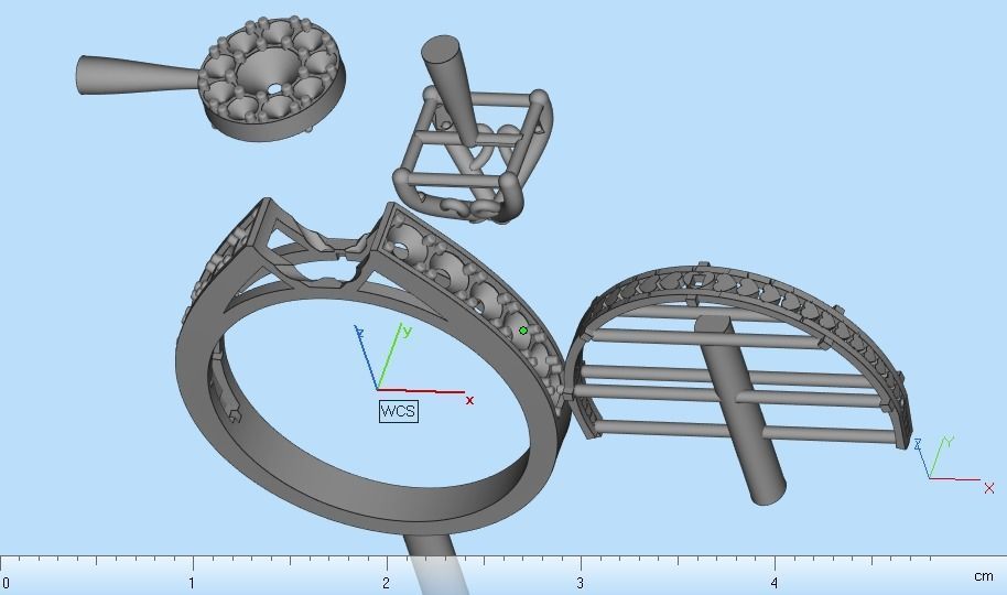 A ring with diamond 62 3D print model_16