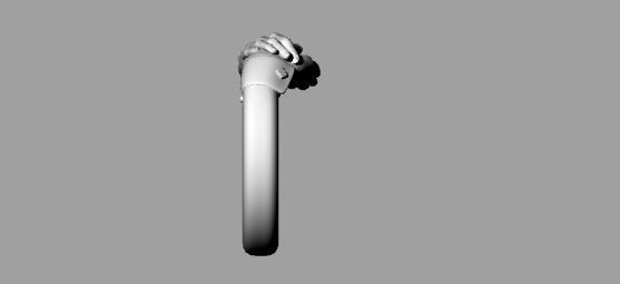 ring with hands  3D print model_2