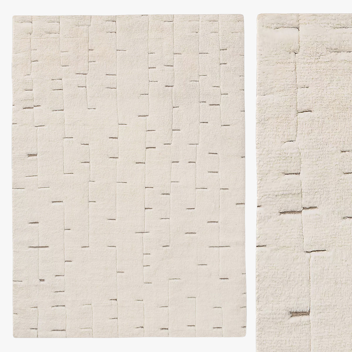 HADYA HAND-KNOTTED WOOL RUG 3D model_7