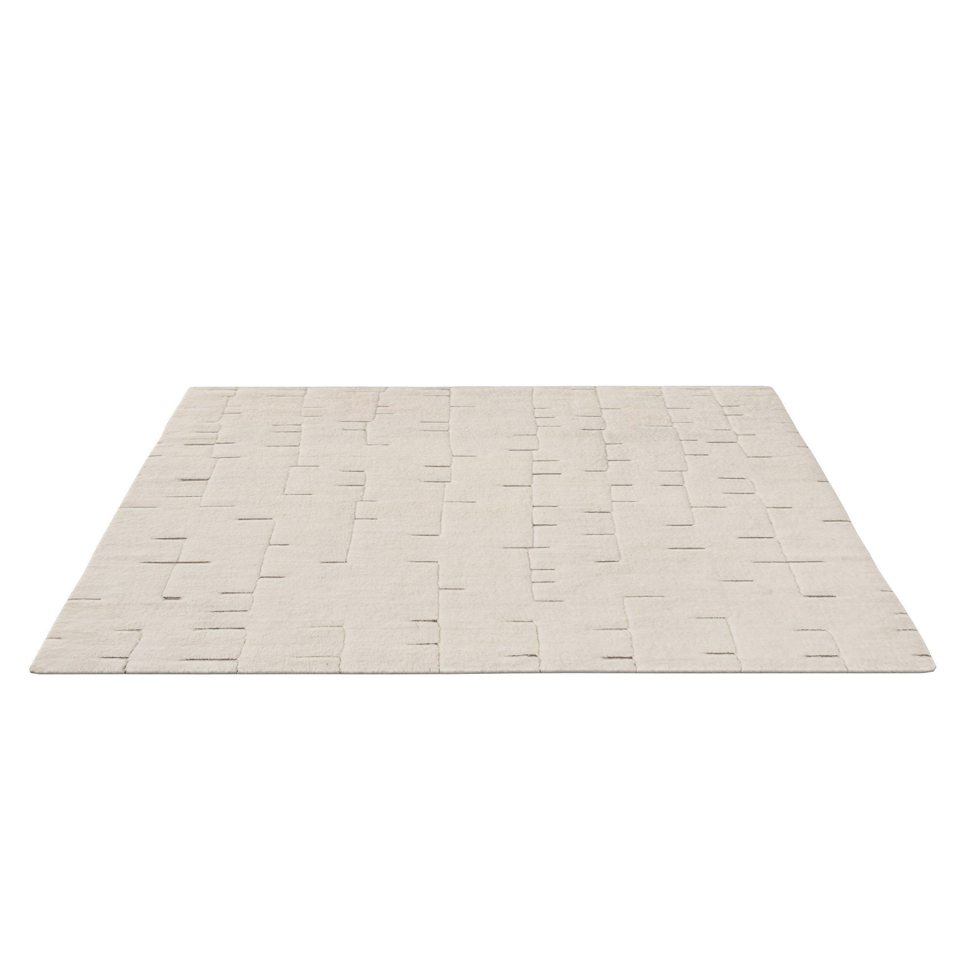 HADYA HAND-KNOTTED WOOL RUG 3D model_4
