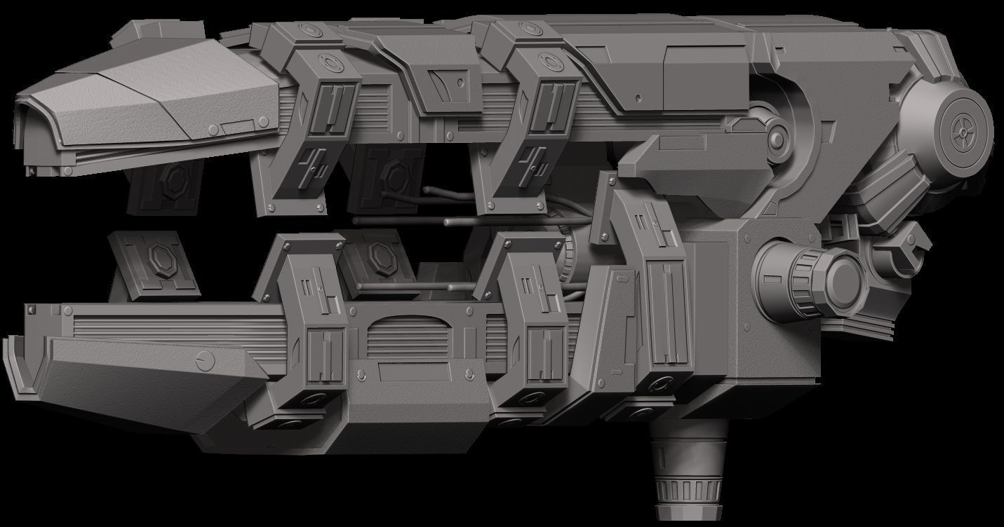 FUTURISTIC SYFY 3D print model_7
