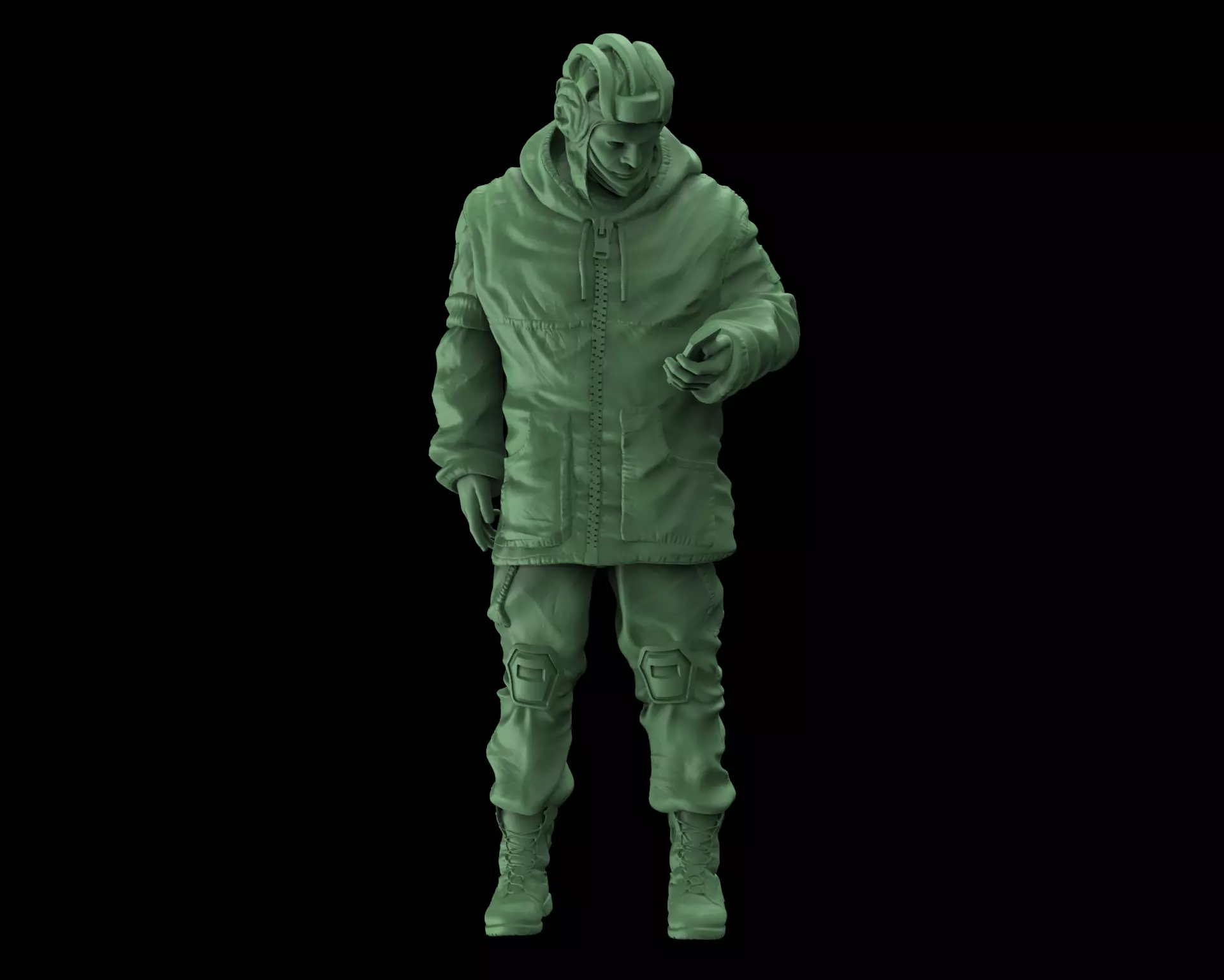 UKRAINIAN Tank Crew 3D print model_0