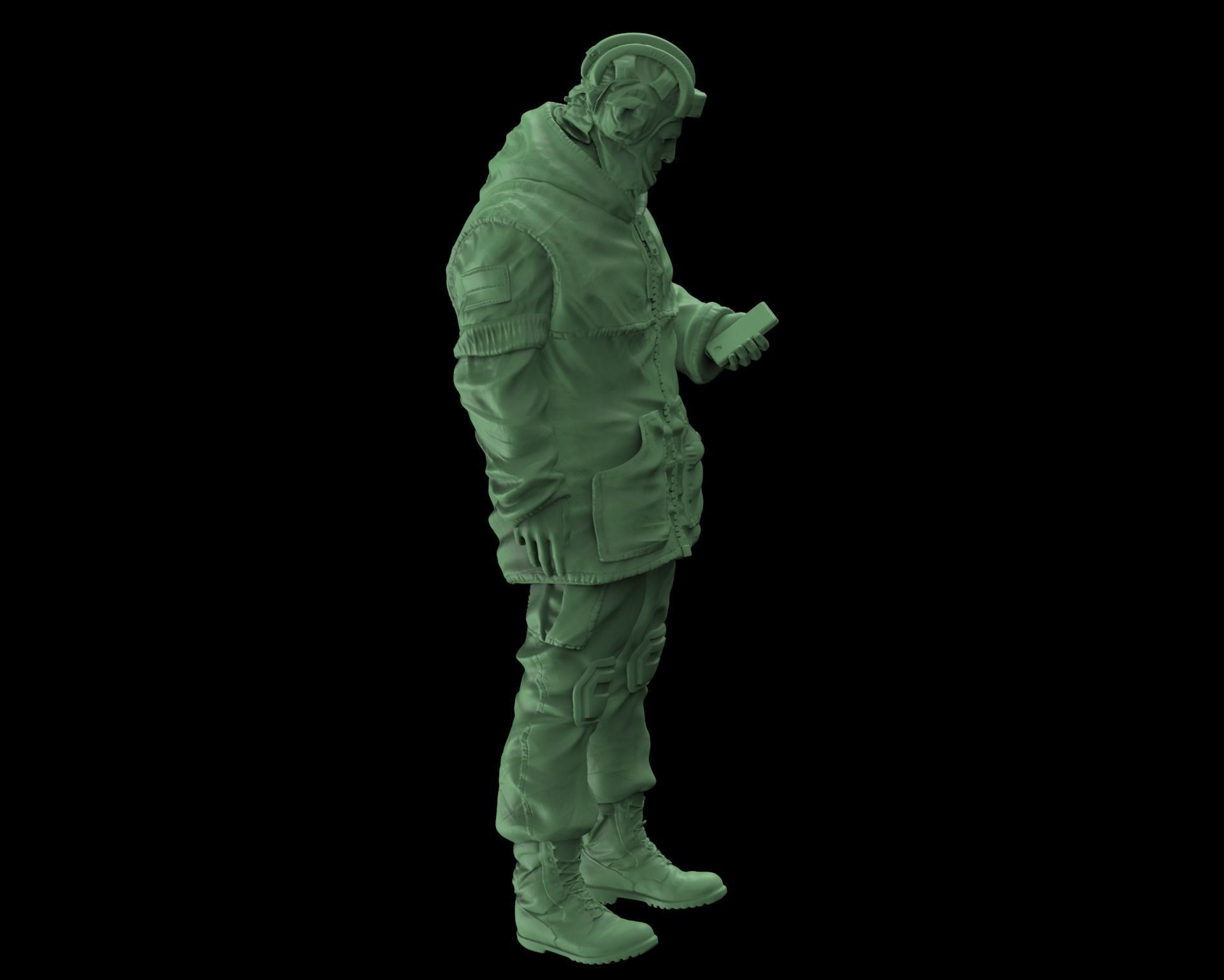 UKRAINIAN Tank Crew 3D print model_2
