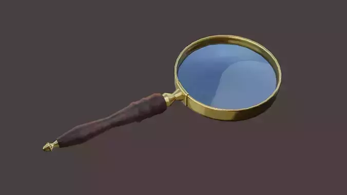 Magnifying Glass 3D Model 