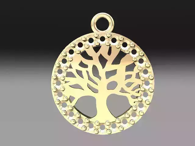 Tree of LifePendant stone-studded