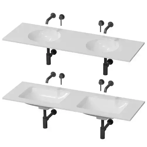 Salini Marea washbasin 3D model