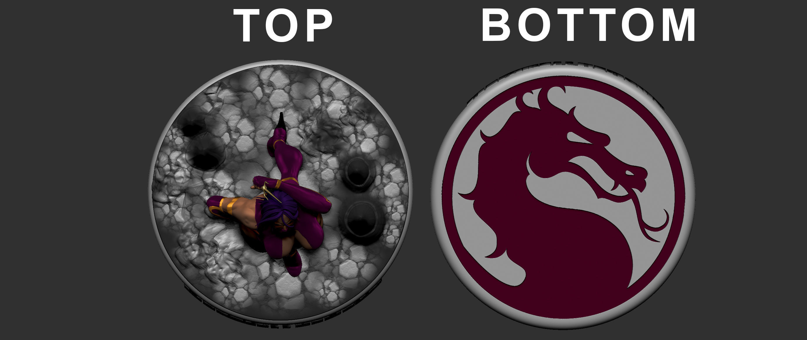 Mortal Kombat Mileena 3D print model 3D print model_2