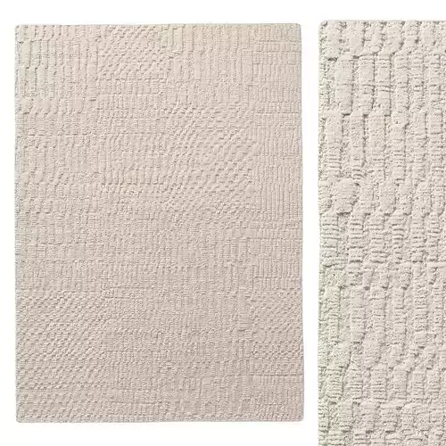 MELLAL HAND-KNOTTED WOOL RUG