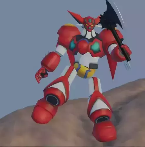 Getter Robo Tomahawk Free 3D model